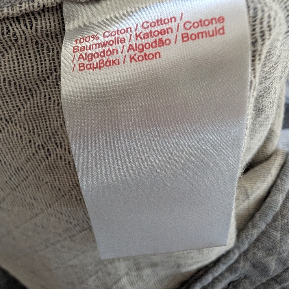 Lacoste Light Gray Patterned Button Down Shirt - image 4